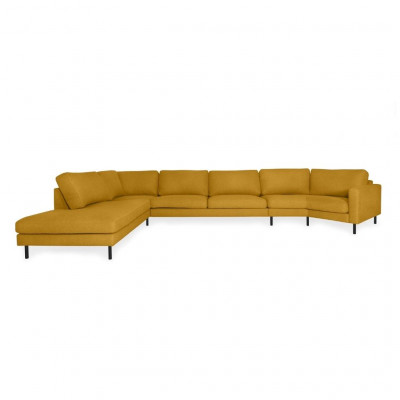 Mocha sofa | Yellow