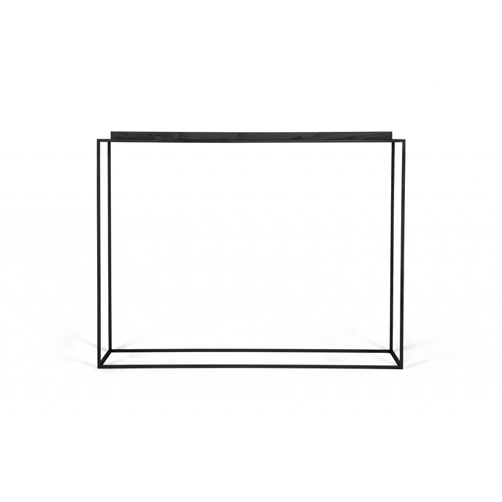 Console table Tray Black Oak