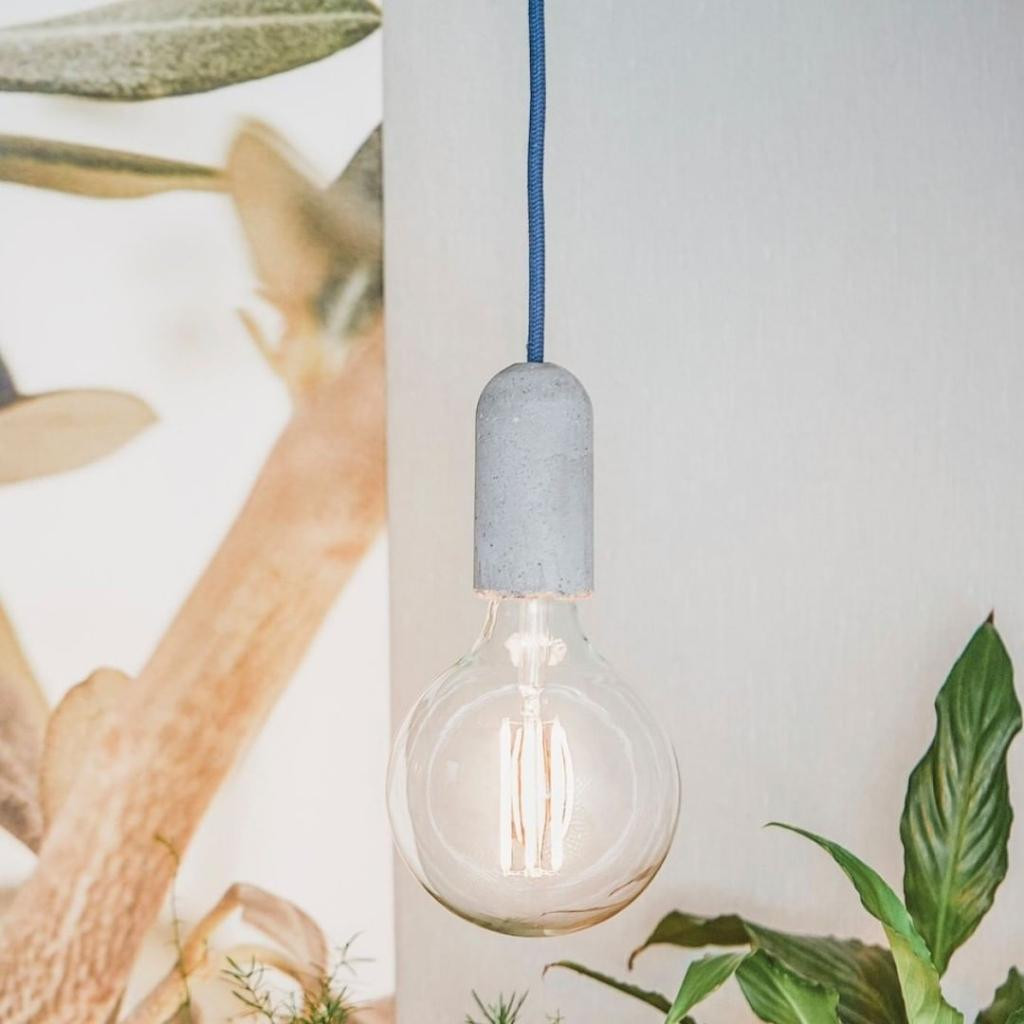 Pendant luminaire Base Concrete | Zebra Skin