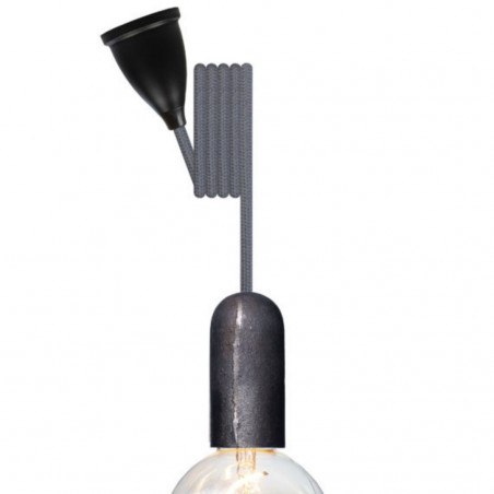 Pendant luminaire Base Iron | Natural Linen