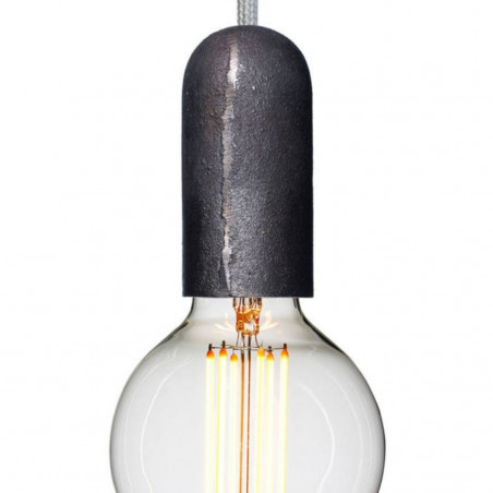 Pendant luminaire Base Iron | Natural Linen