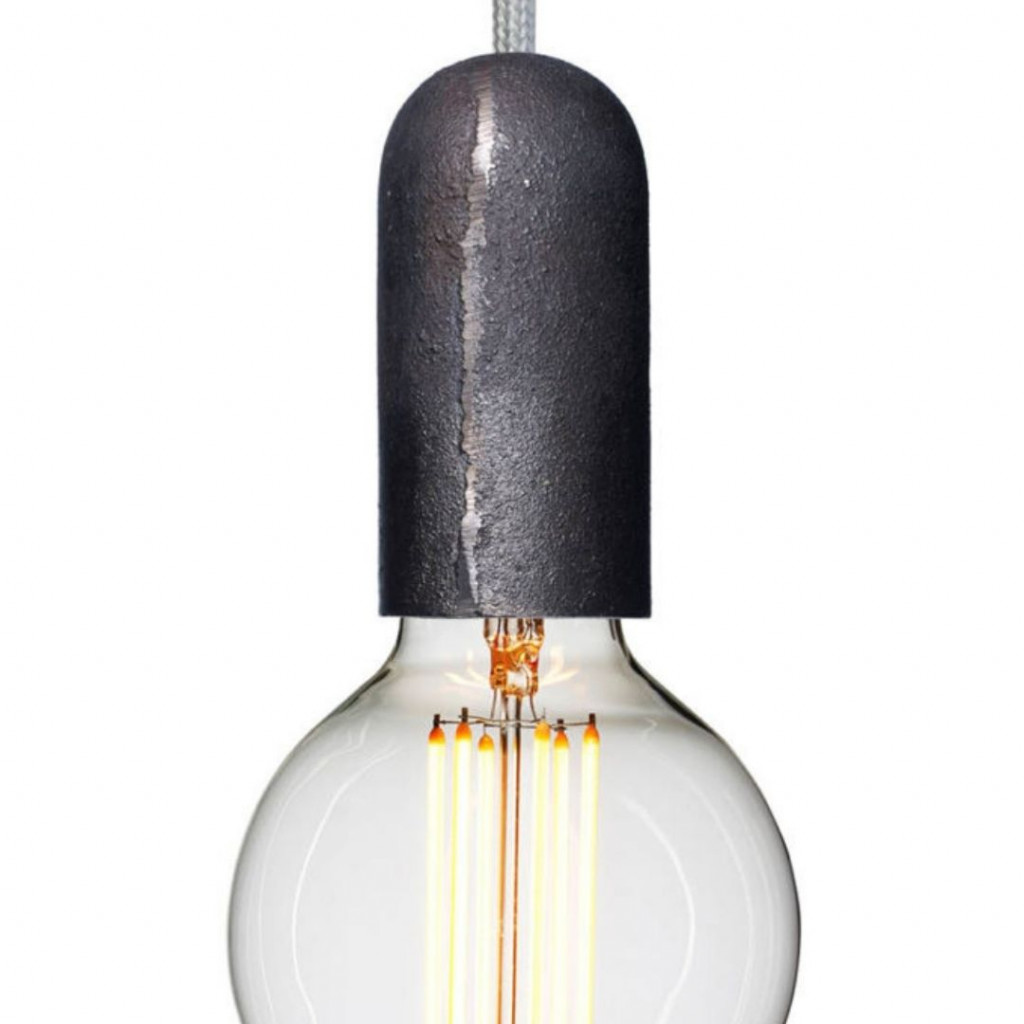 Pendant luminaire Base Iron | Natural Linen