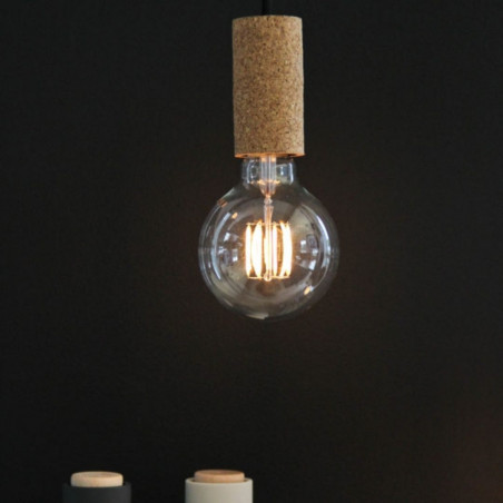 Pendant luminaire Cork Beige | Raven