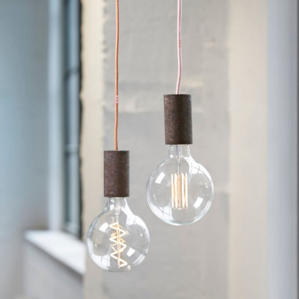 Pendant luminaire Cork Soil | Zebra Skin