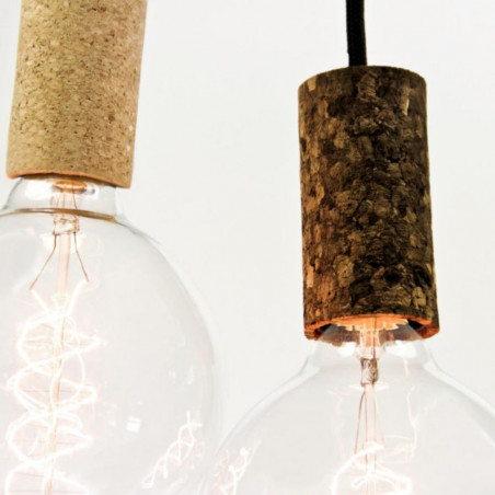 Pendant luminaire Cork Soil | Zebra Skin