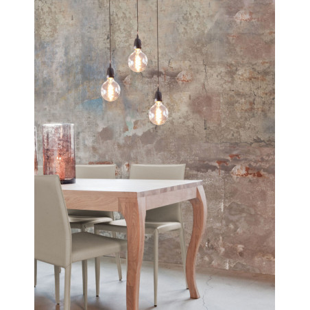 Pendant luminaire Classic Black | Indian Teal