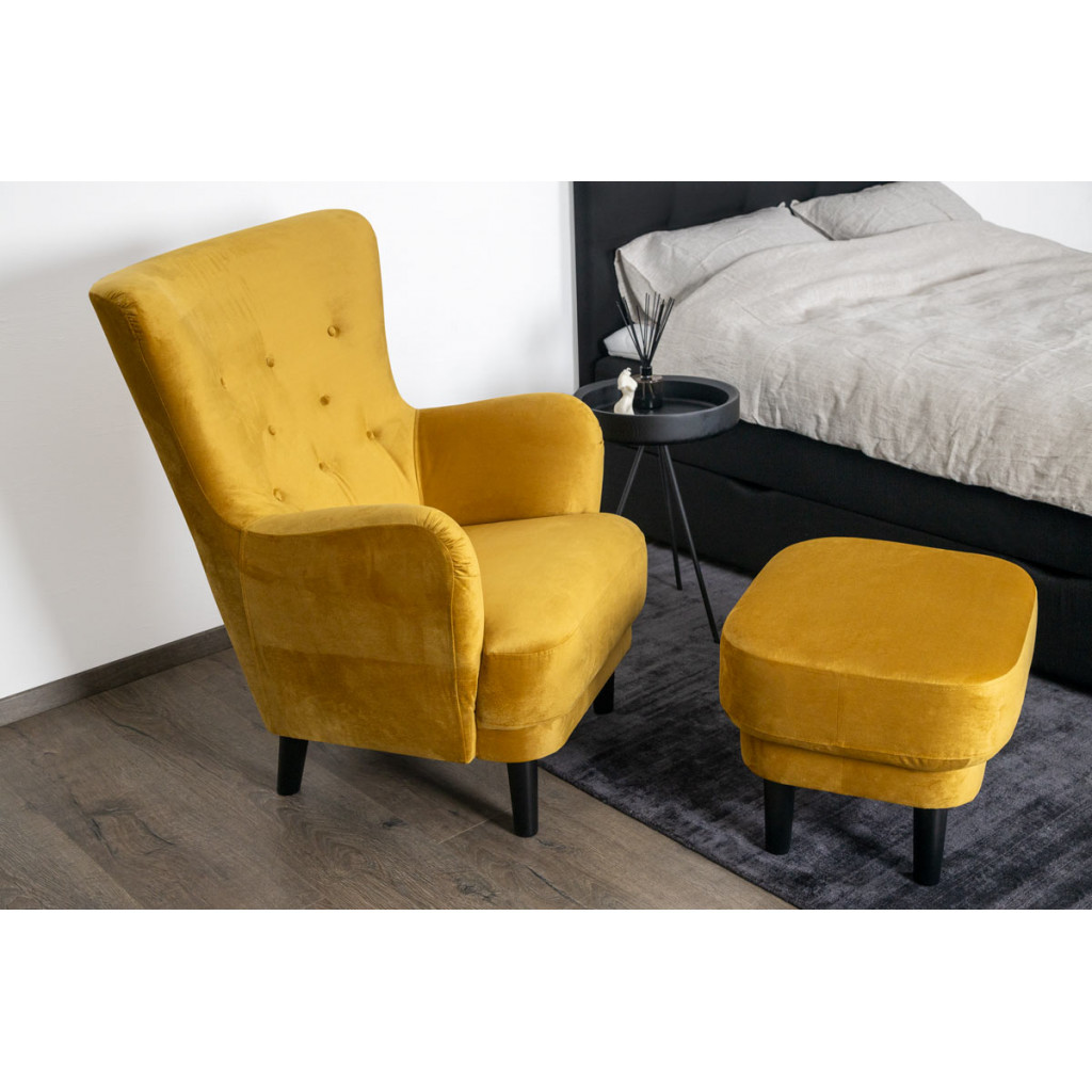 Classic pouf | Yellow Classic pouf | Yellow
