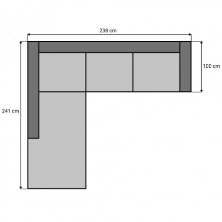Sofa Mocha OC | Light grey