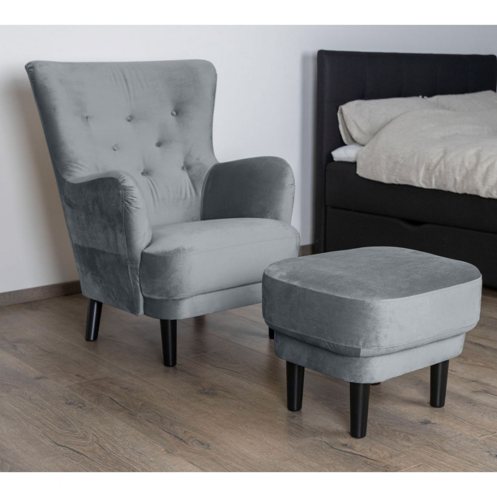 Classic pouf | Light grey Classic pouf | Light grey
