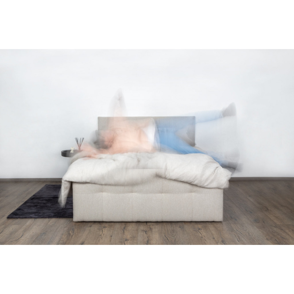 Bed with mattress Tobago | Beige