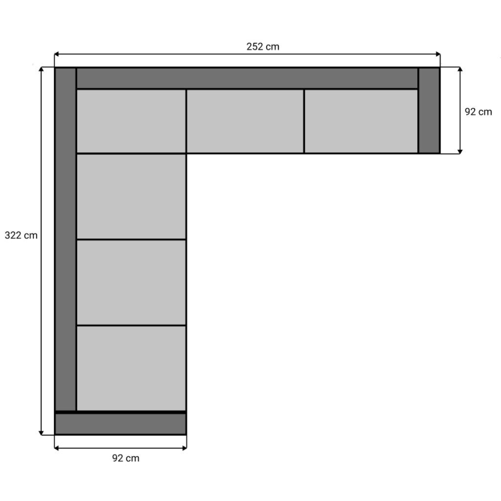 Sofa Festival PLUS 3H2 | Dark grey Sofa Festival PLUS 3H2 | Dark grey