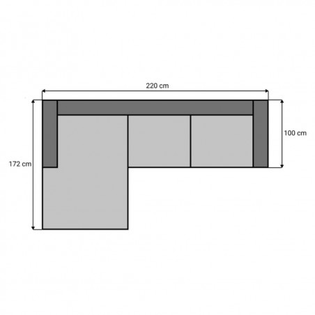 Sofa Street D2/D3 | Kreminė