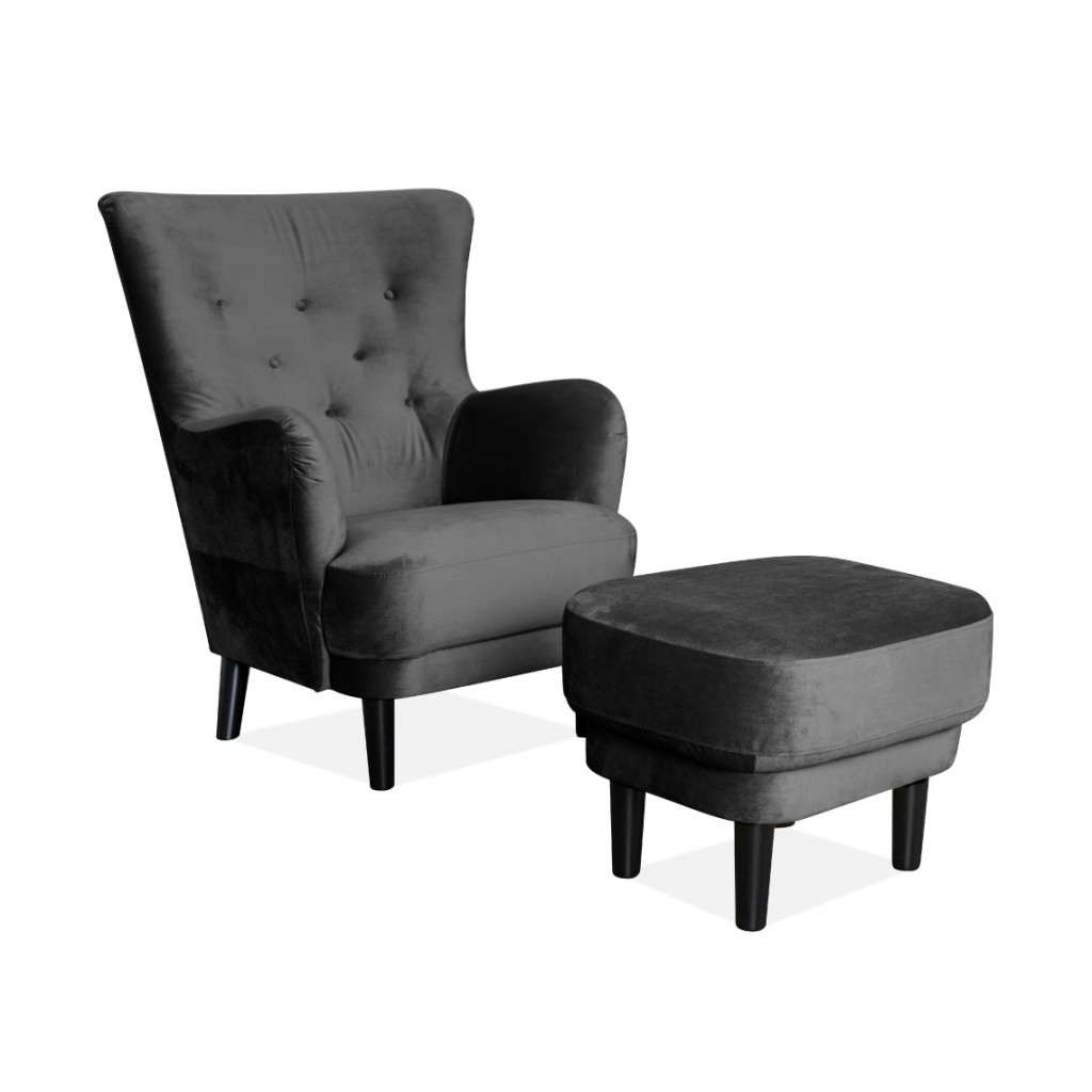 Classic pouf | Black Classic pouf | Black