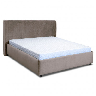 Bed with mattress Maja 2 | Light grey