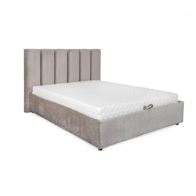 Bed with mattress Maja 1 | Light grey