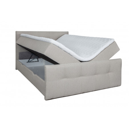 Bed with mattress Tobago | Beige