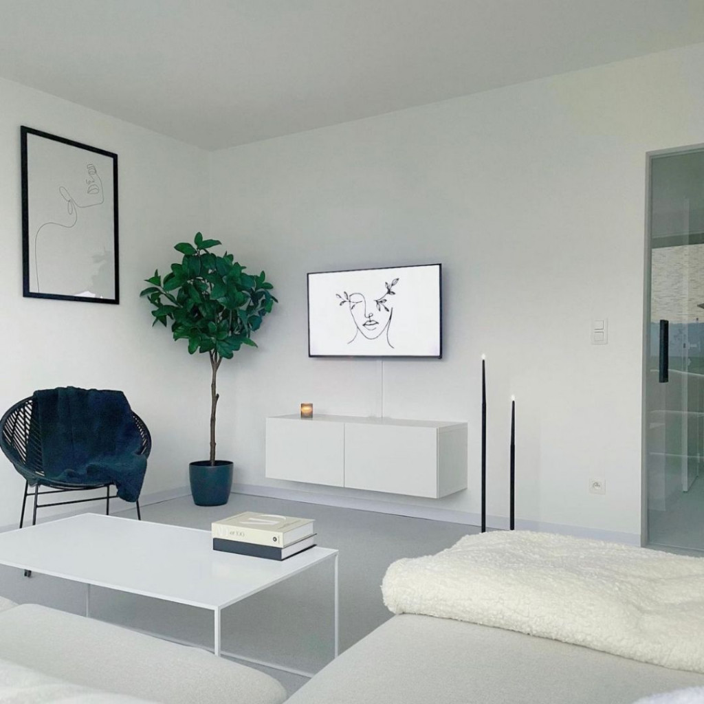 Silence long coffee table | White Silence long coffee table | White