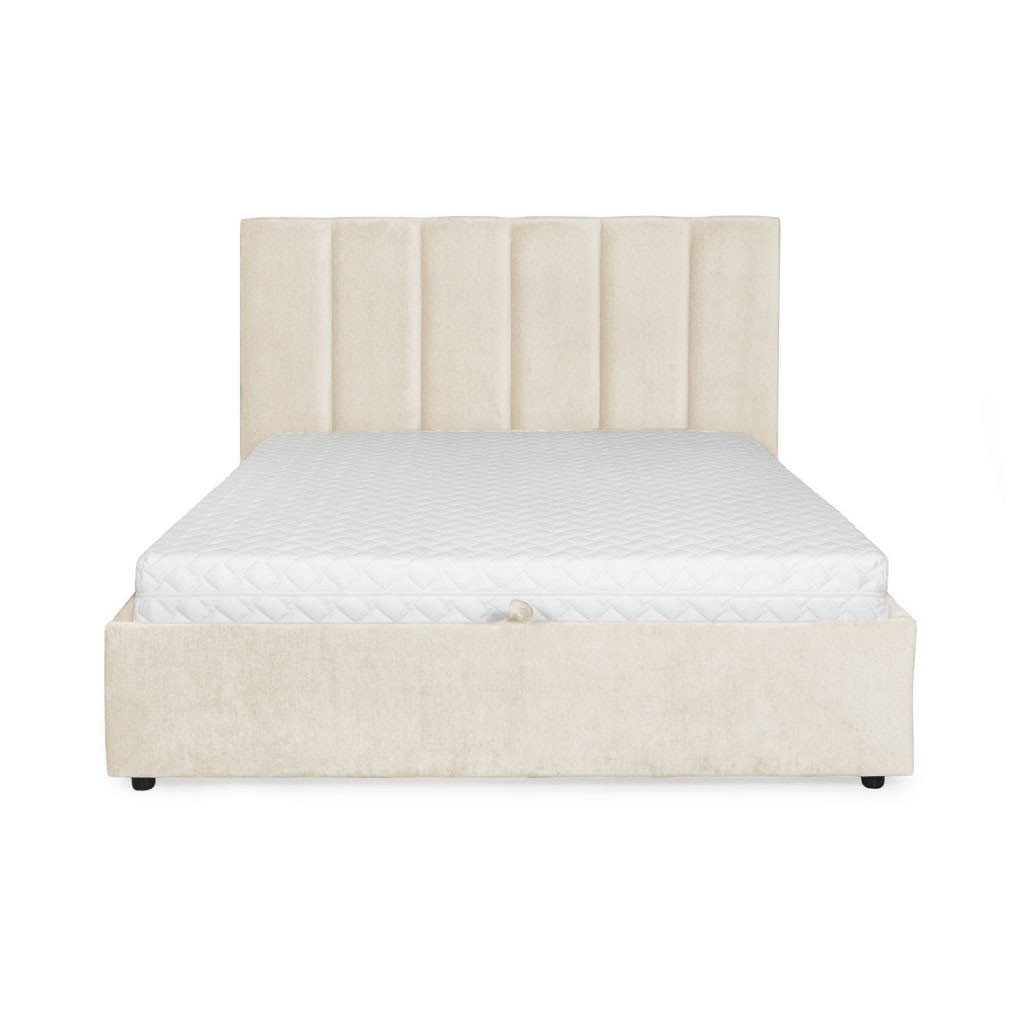Bed with mattress Maja 1 | Cream