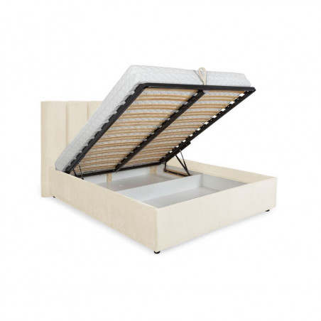 Bed with mattress Maja 1 | Cream
