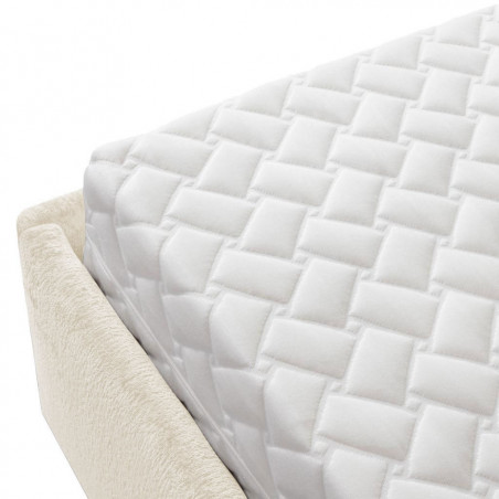 Bed with mattress Maja 1 | Cream
