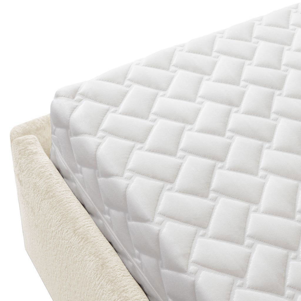 Bed with mattress Maja 1 | Cream