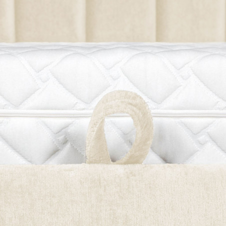 Bed with mattress Maja 1 | Cream