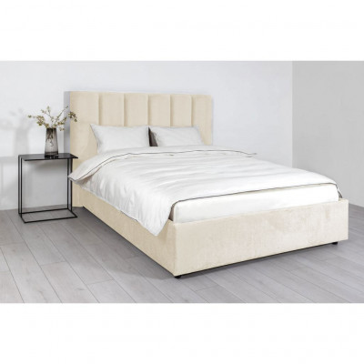 Bed with mattress Maja 1 | Cream