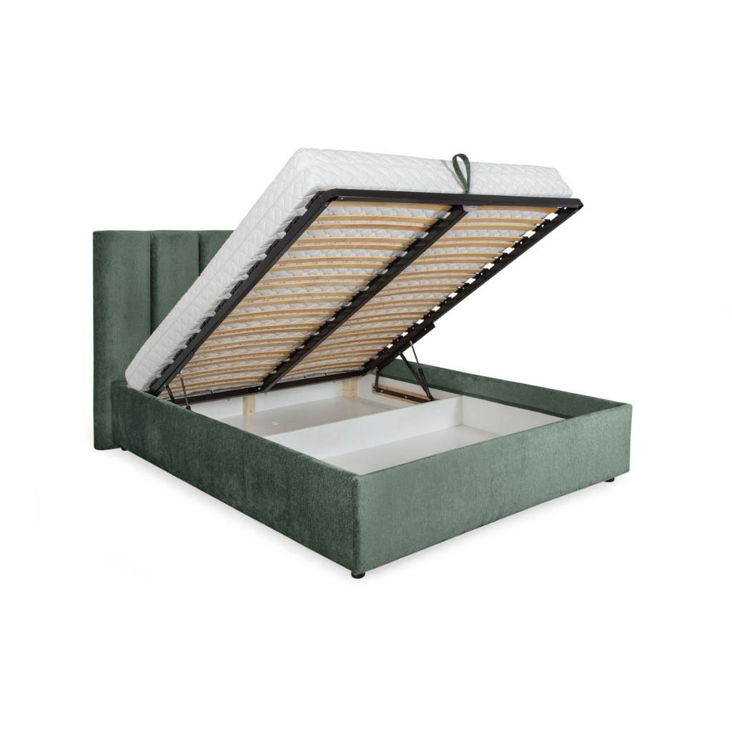 Bed with mattress Maja 1 | Green