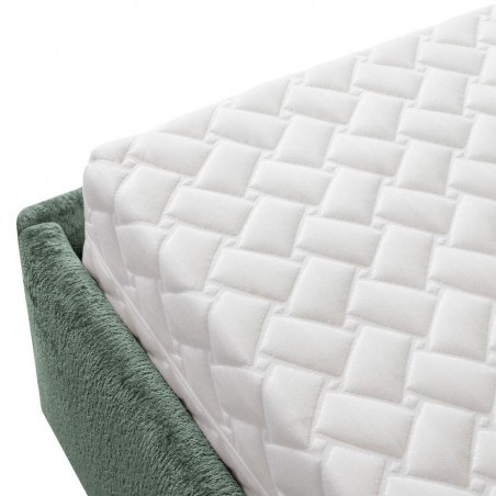 Bed with mattress Maja 1 | Green