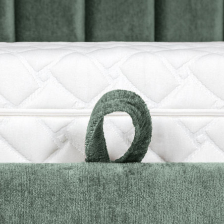 Bed with mattress Maja 1 | Green