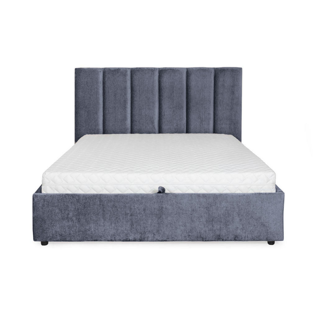 Bed with mattress Maja 1 | Dark blue