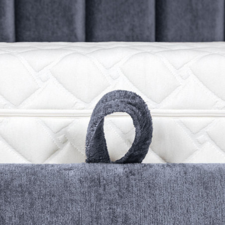 Bed with mattress Maja 1 | Dark blue