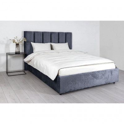 Bed with mattress Maja 1 | Dark blue