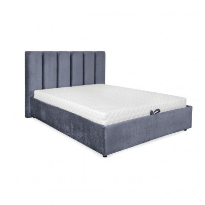 Bed with mattress Maja 1 | Dark blue