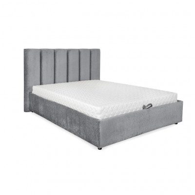 Bed with mattress Maja 1 | Dark grey