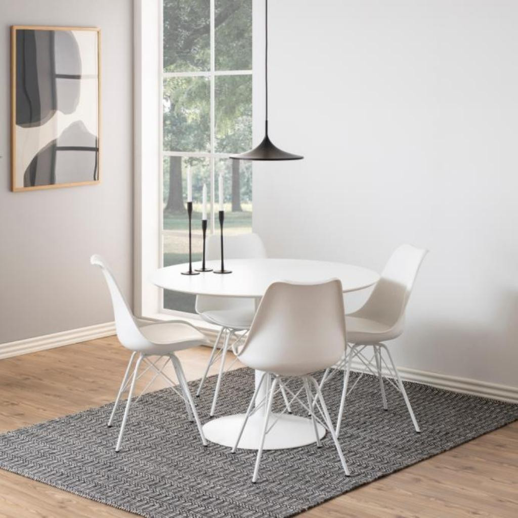Valgomasis stalas IBIZA White | Baltas | valgomojo-stalai | NMF Home