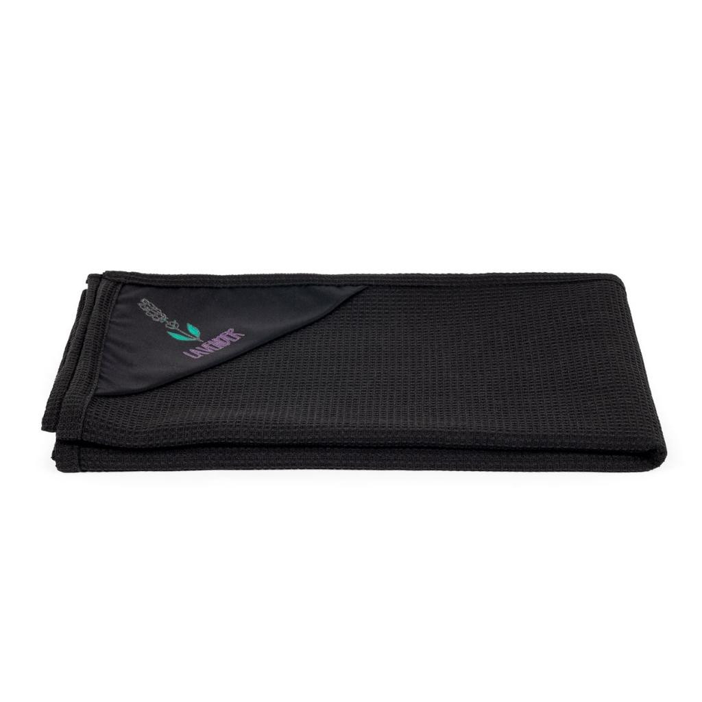 Towel Lavender | Black Towel Lavender | Black