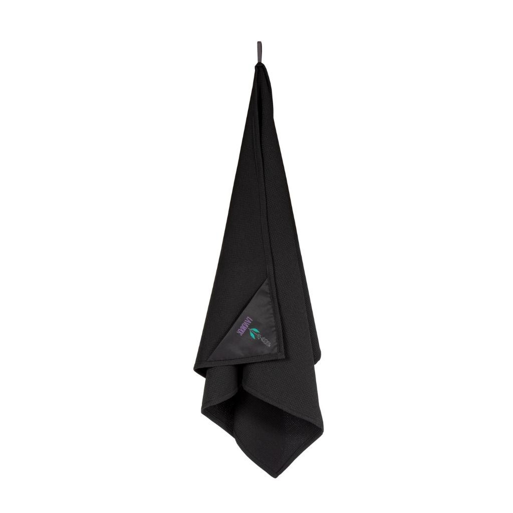 Towel Lavender | Black Towel Lavender | Black