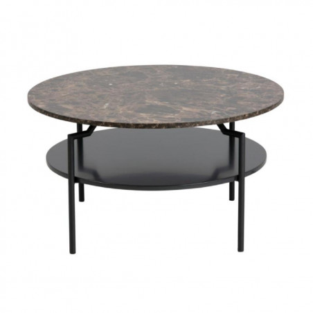 Coffee table Gold Marble | Brown