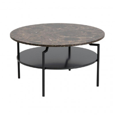 Coffee table Gold Marble | Brown