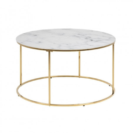 Coffee table Bolton Gold | White