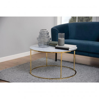 Coffee table Bolton Gold | White