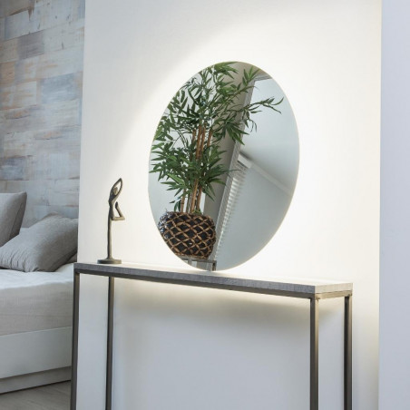 Apvalus veidrodis su LED Luise | pakabinami-veidrodziai | NMF Home