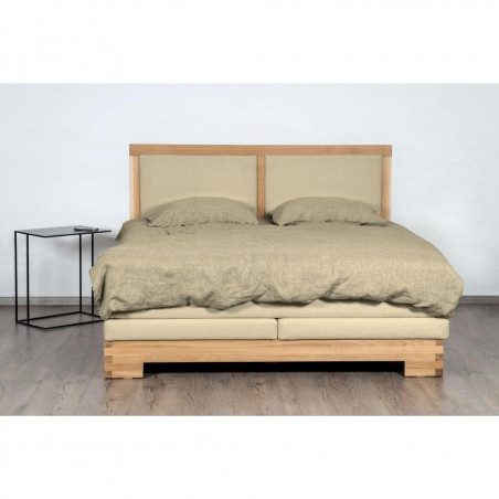 Bed with mattress Doni Lux | Beige