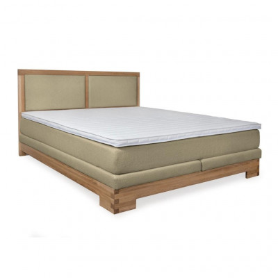 Bed with mattress Doni Lux | Beige