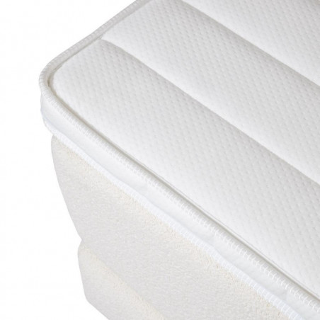 Bed with mattress Bolero | White