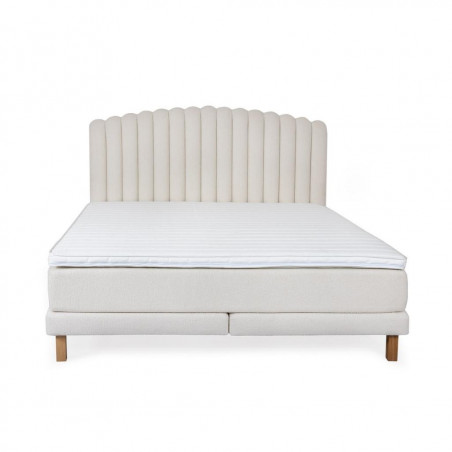 Bed with mattress Bolero | White
