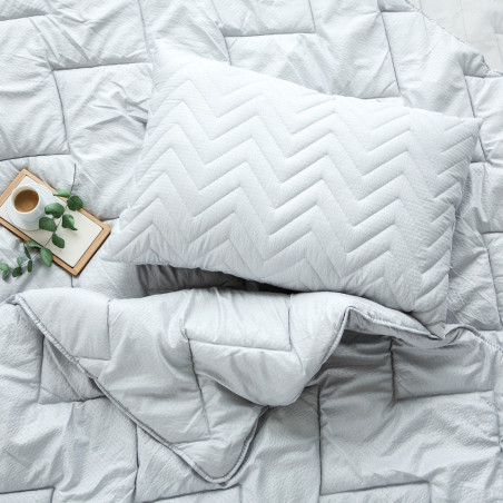 Seersucker blanket | Grey