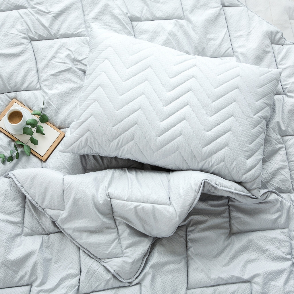 Seersucker blanket | Grey