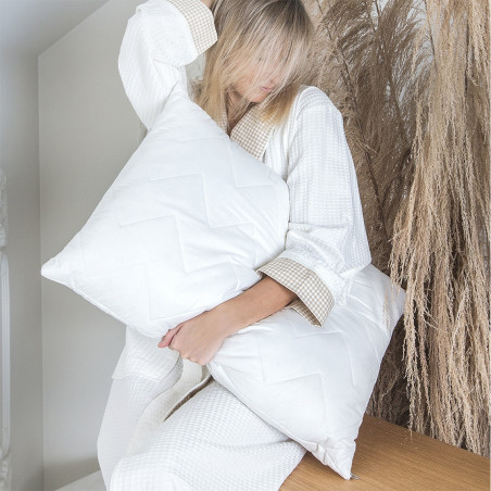 Pillow with sheep's wool